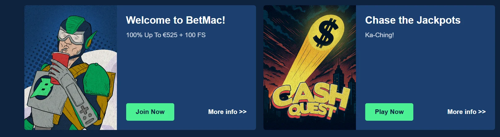 betmac casino bonus 